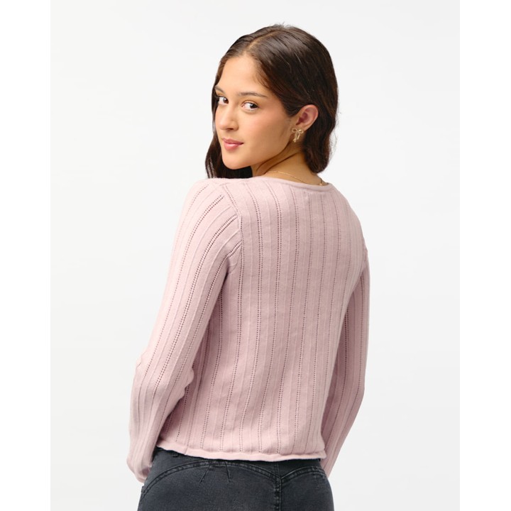 Chompa Mujer Dora Lila Wood