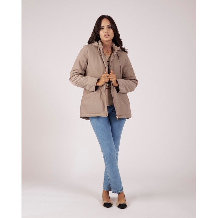 Casaca Mujer Belinha Beige Latte
