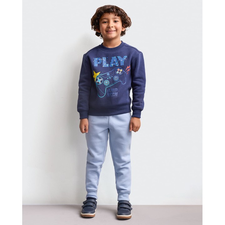 Pack Pantalón Niño Tobias Celeste Bell/rojo Fiesta