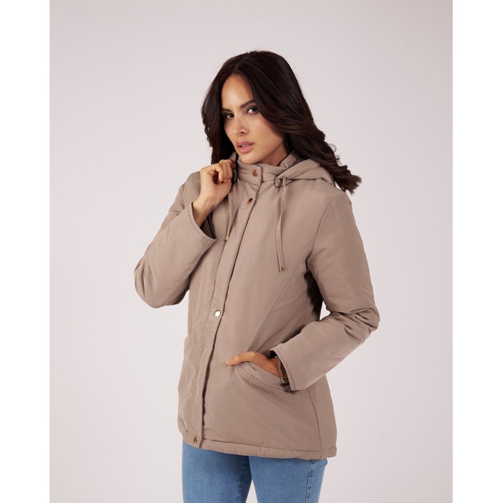 Casaca Mujer Belinha Beige Latte