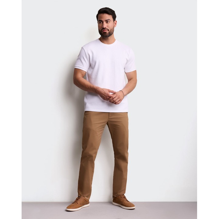 Polo Hombre Salas Blanco Optico