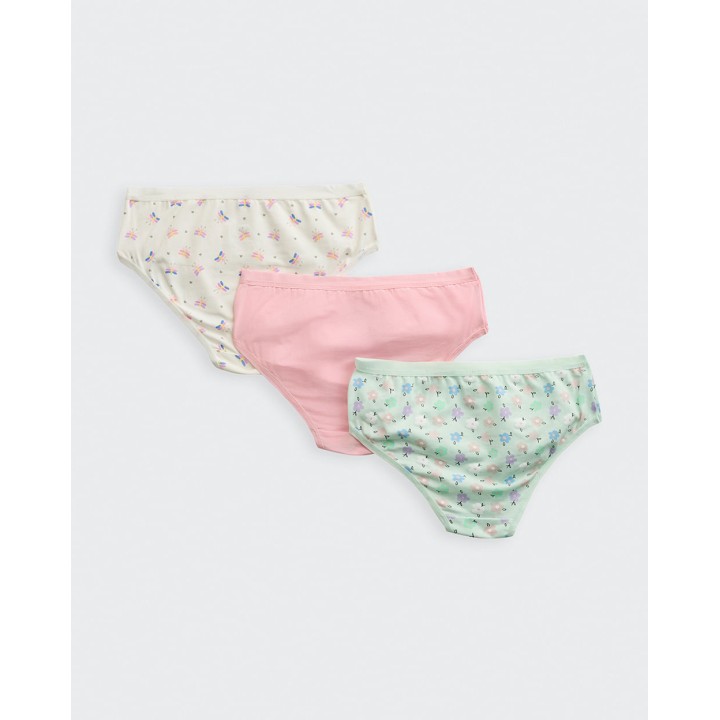 Trusa Tripack Niña Lena Verde Pastel / Rosado / Coco