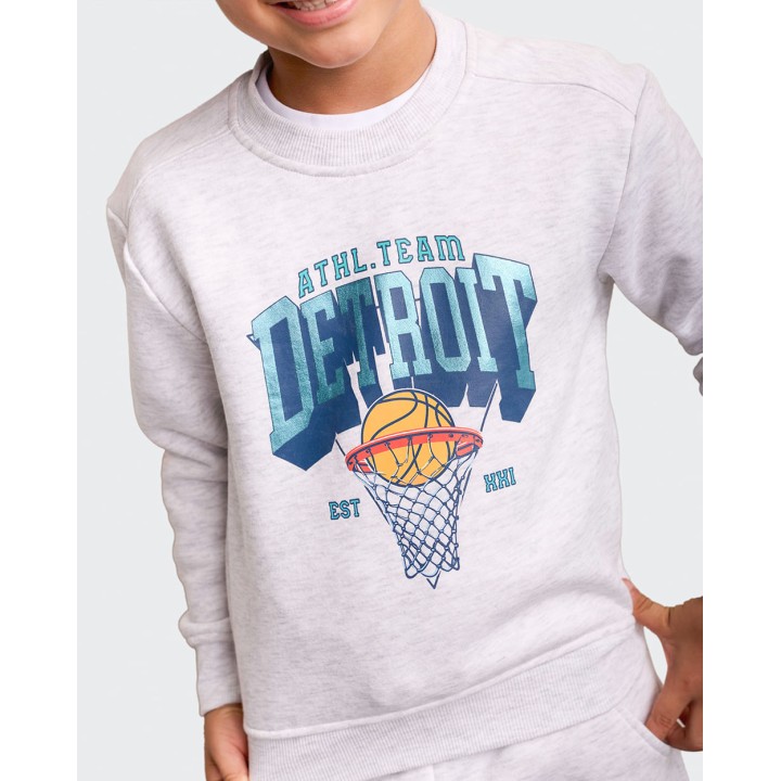 Polera Niño Franklin Melange