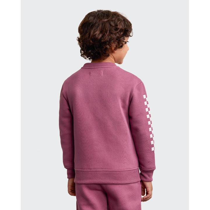Polera Niño Franklin Malva Deco