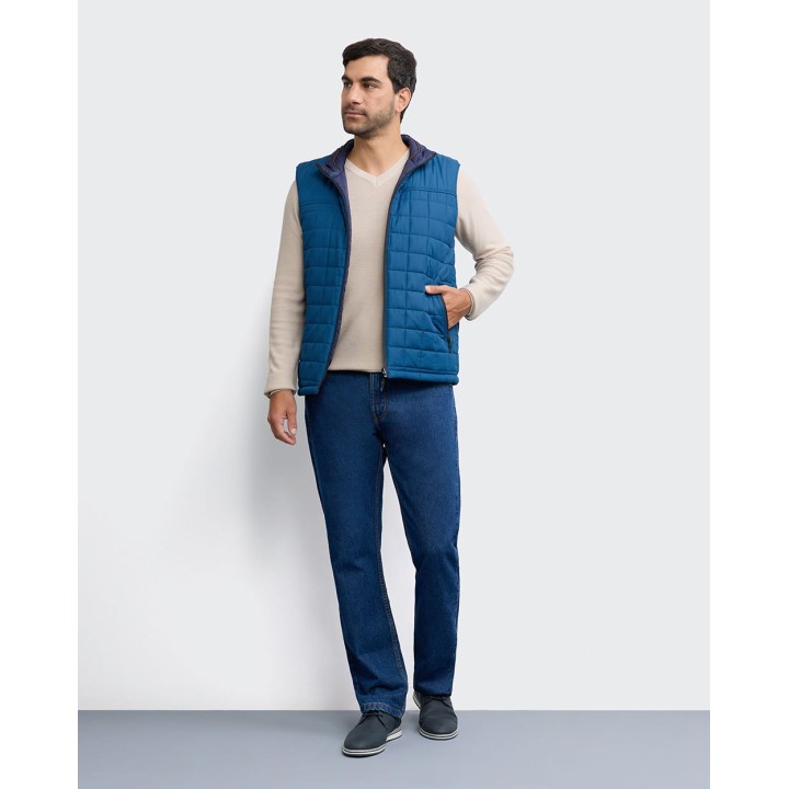 Chaleco Reversible Hombre Julian Azul Pacífico