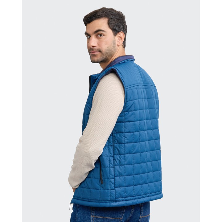 Chaleco Reversible Hombre Julian Azul Pacífico