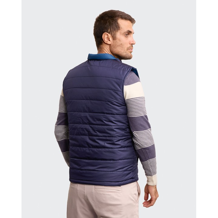 Chaleco Reversible Hombre Julian Azul Pacífico