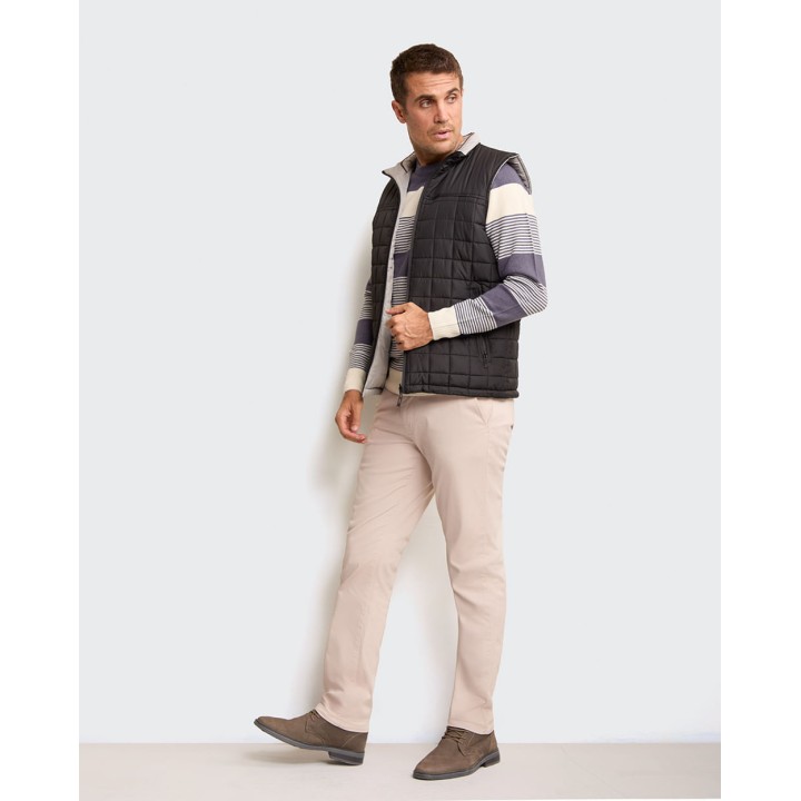 Chaleco Reversible Hombre Julian Negro