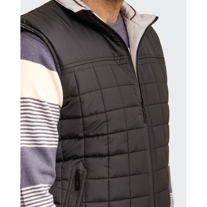 Chaleco Reversible Hombre Julian Negro