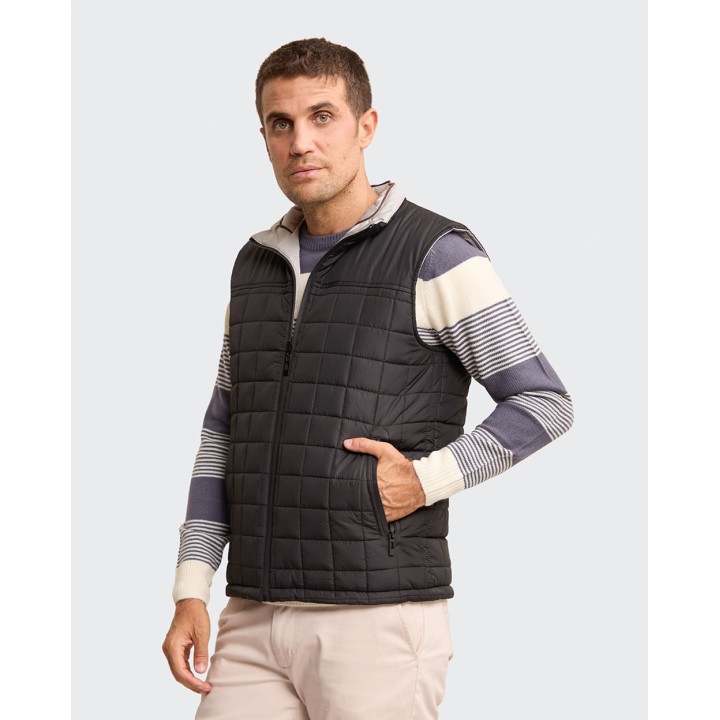 Chaleco Reversible Hombre Julian Negro