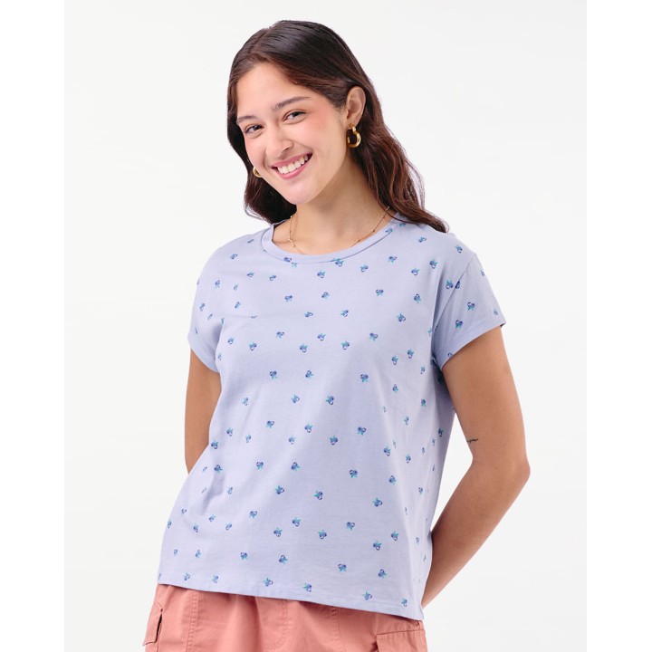 Polo Mujer Main Celeste