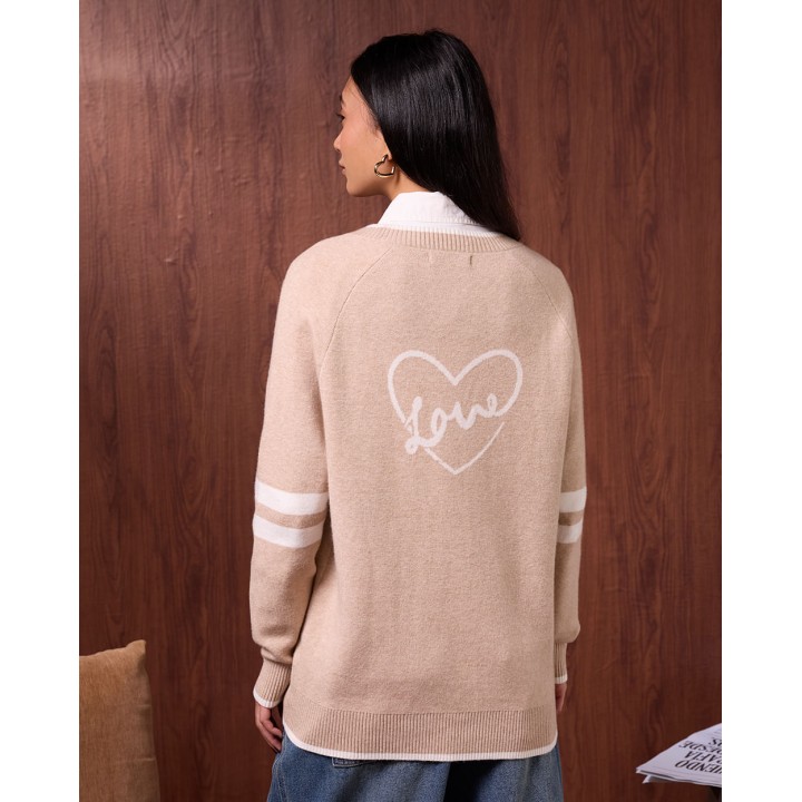 Chompa Mujer Cristina Beige