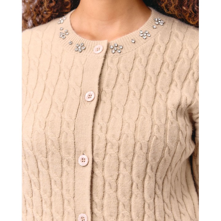 Chompa Mujer Chenil 3 Beige Arena