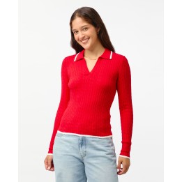 Chompa Mujer Cona Rojo