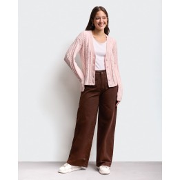 Chompa Mujer Cilia Rosado Wood