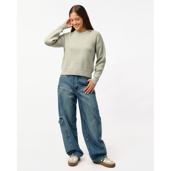 Chompa Mujer Carla Verde Empolvado