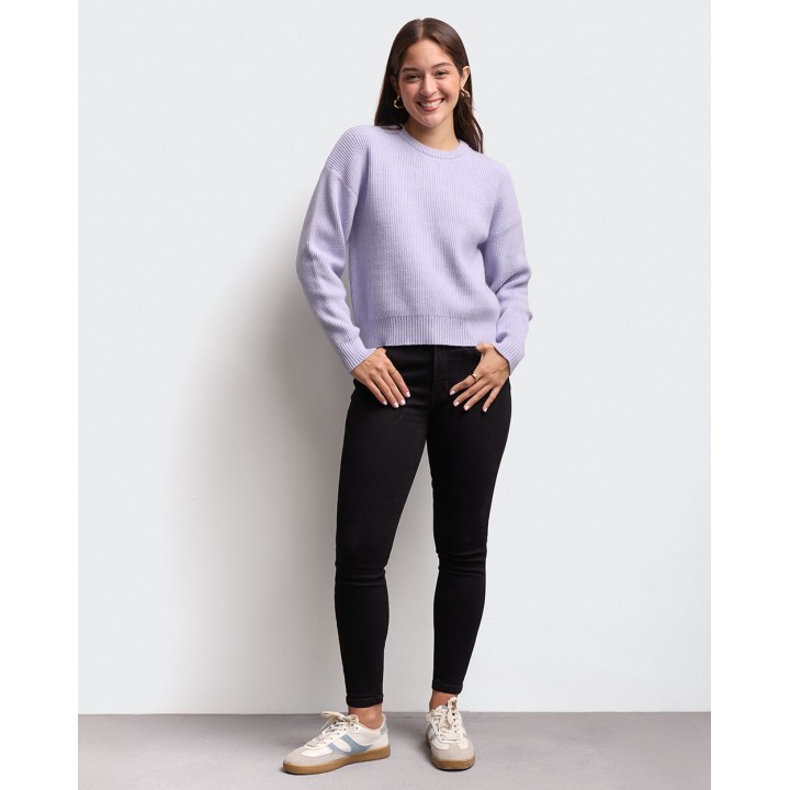 Chompa Mujer Carla Azulino Lavanda