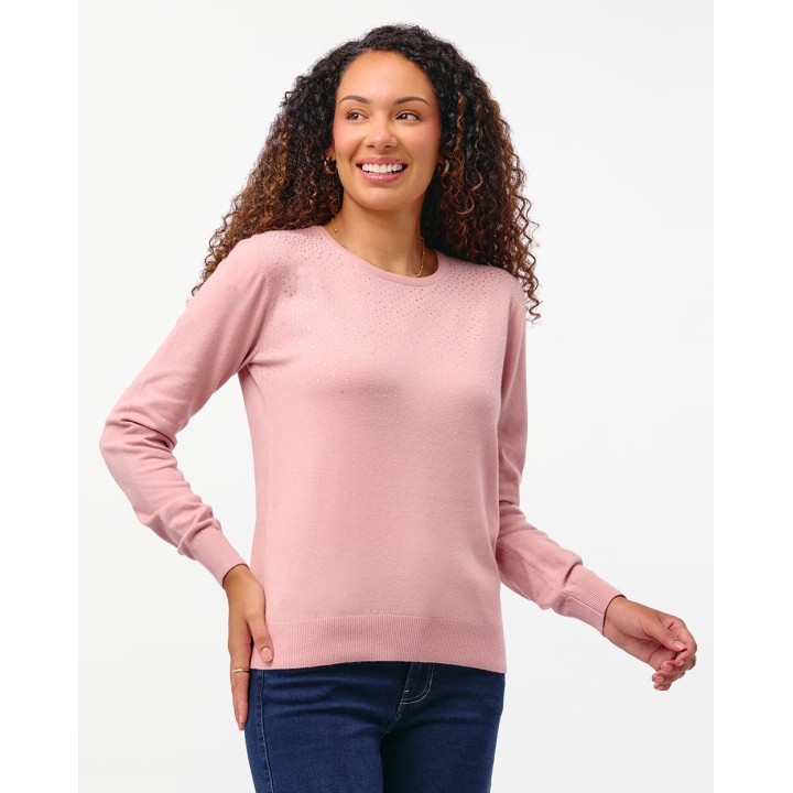 Chompa Mujer Namora 3 Rosa Silver