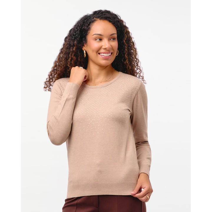 Chompa Mujer Namora 3 Beige Natural