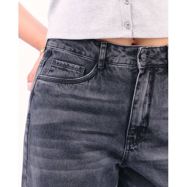 Jean Mujer Ruby Total Grey