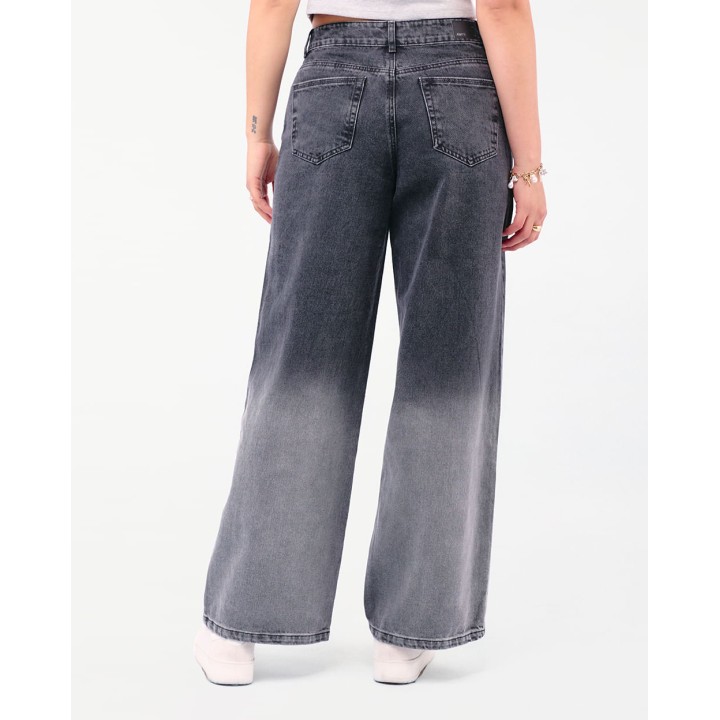 Jean Mujer Ruby Total Grey