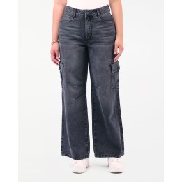 Jean Mujer Mayah Total Stone Gray