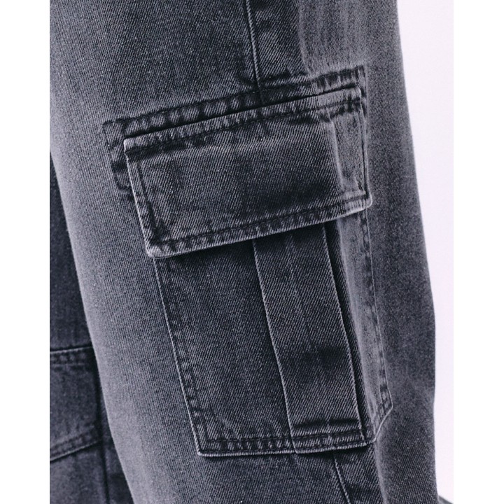 Jean Mujer Mayah Total Stone Gray