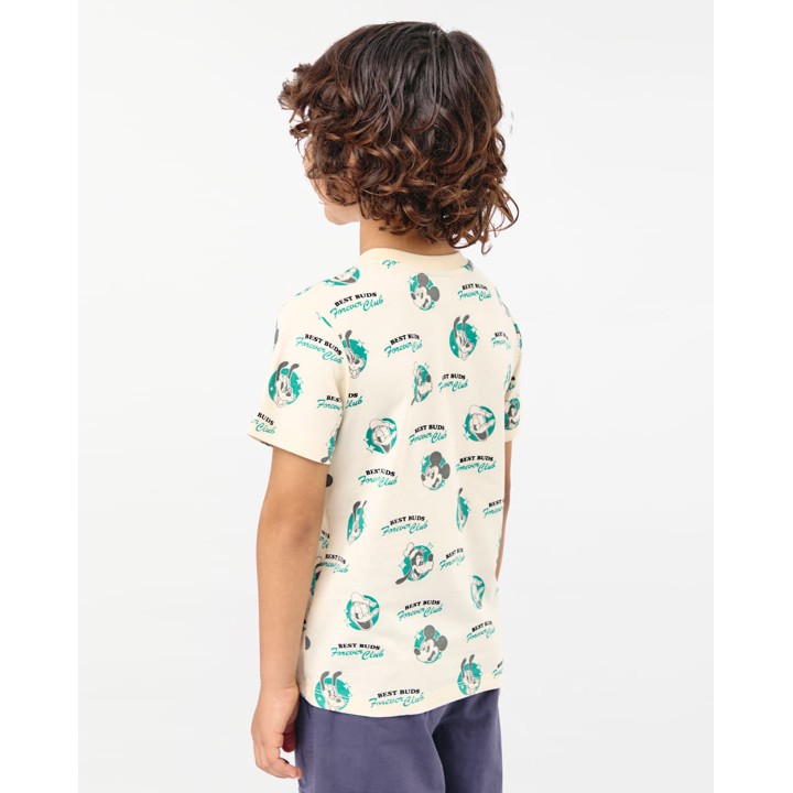 Polo Niño Sandro Crema Pastel