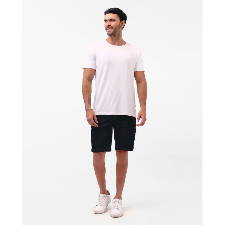 Bermuda Denim Hombre Mbappe Total Black
