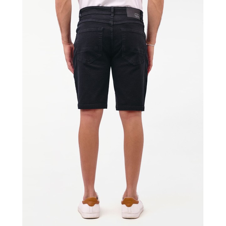 Bermuda Denim Hombre Mbappe Total Black
