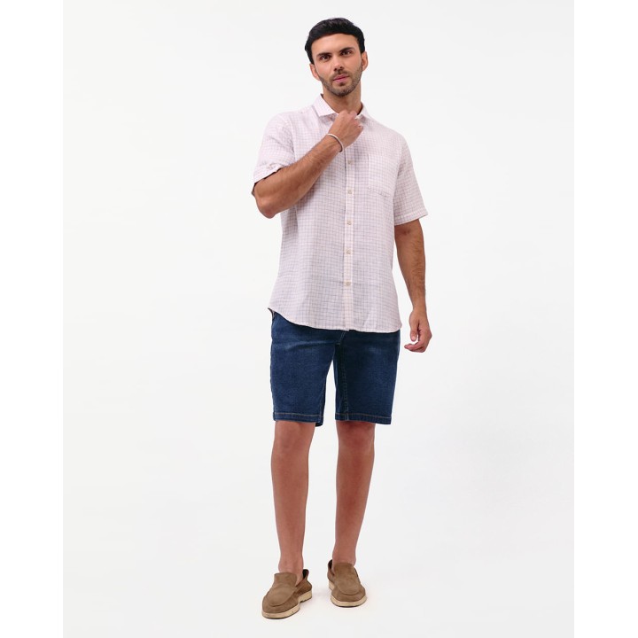 Bermuda Denim Hombre Mbappe Total Stone