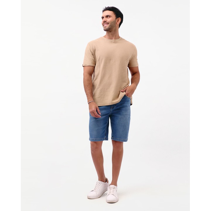 Bermuda Denim Hombre Mbappe Cristal