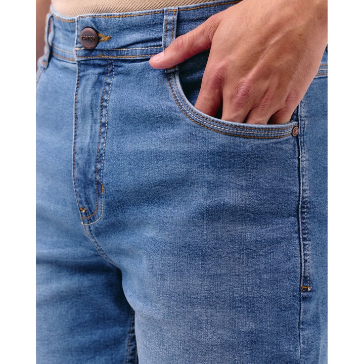 Bermuda Denim Hombre Mbappe Cristal