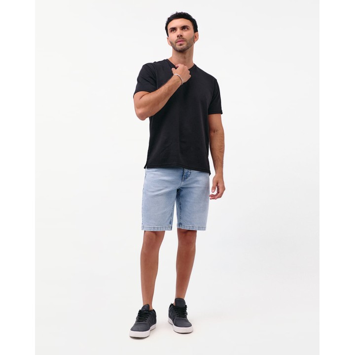Bermuda Denim Hombre Mbappe Total Frost Sky