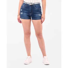 Short Denim Mujer Florencia Dark Wash
