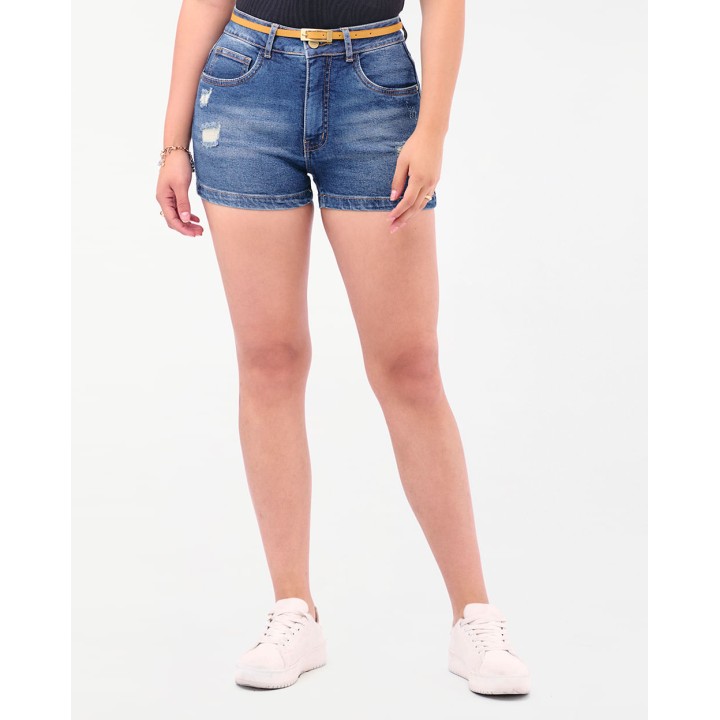 Short Denim Mujer Florencia Dirty Wash