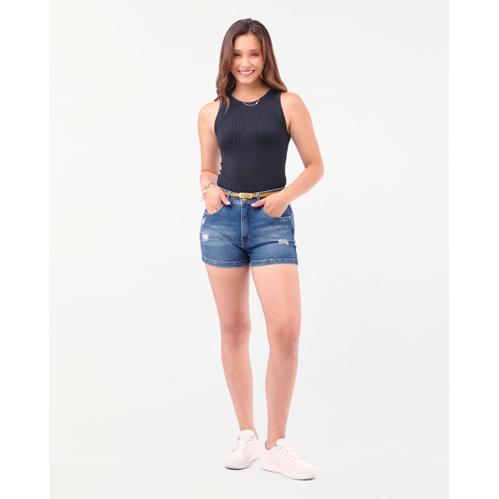 Short Denim Mujer Florencia Dirty Wash