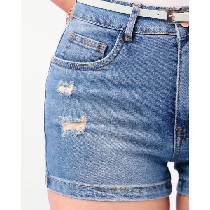 Short Denim Mujer Florencia Medium Wash