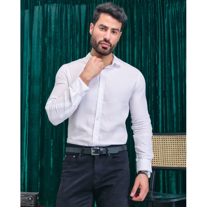 Camisa Hombre Roverano Blanco Optico