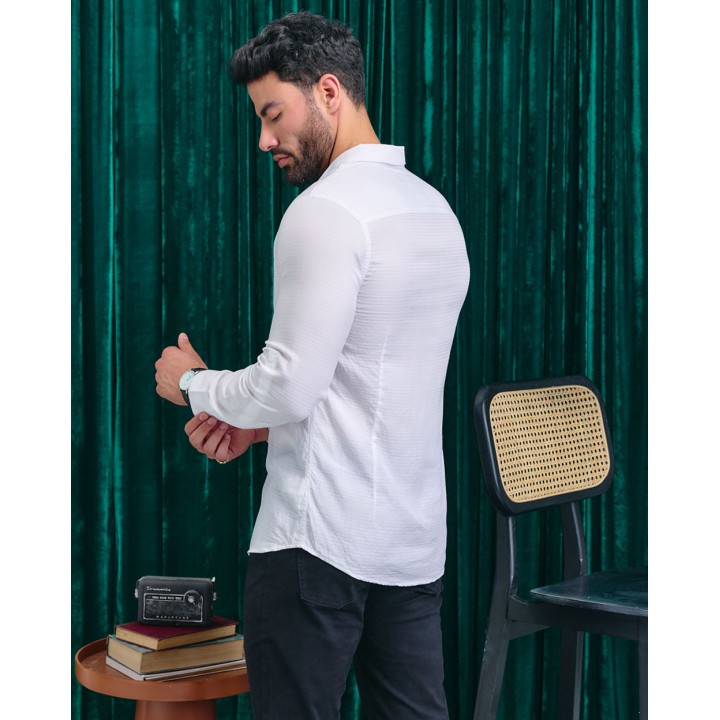 Camisa Hombre Roverano Blanco Optico