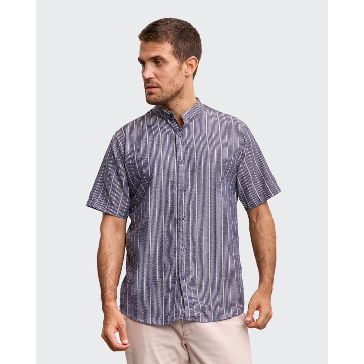 Camisa Hombre Noel Azul Oxford