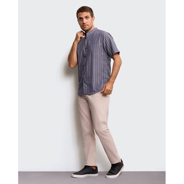 Camisa Hombre Noel Azul Oxford