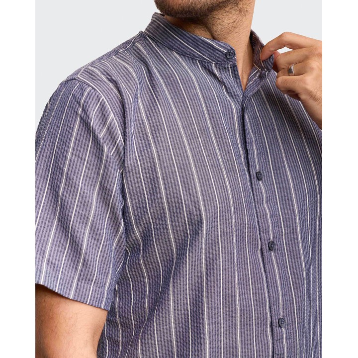 Camisa Hombre Noel Azul Oxford
