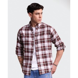Camisa Hombre Tomus Guinda Taw