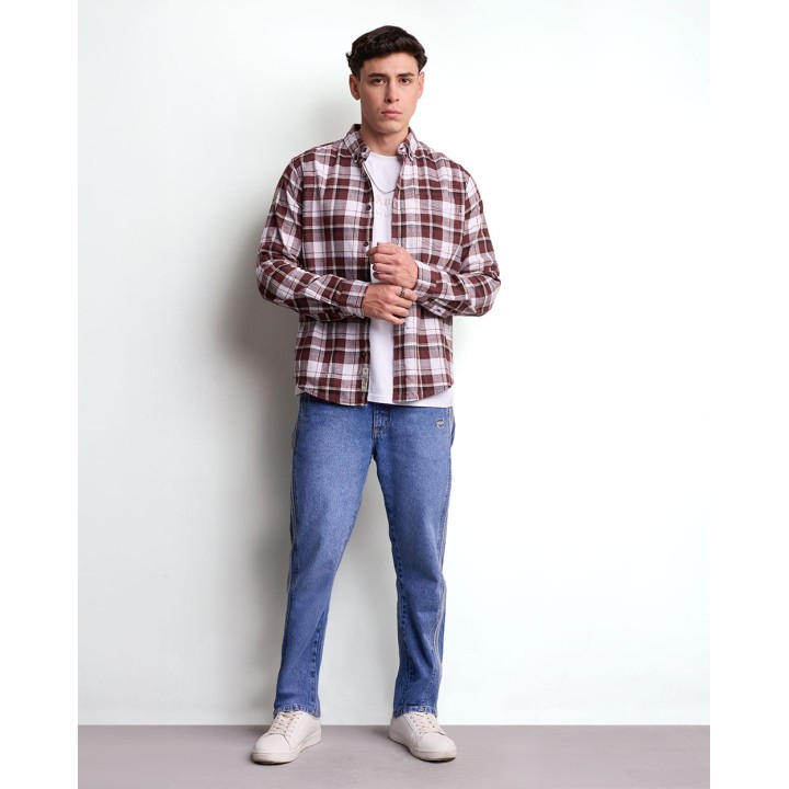 Camisa Hombre Tomus Guinda Taw