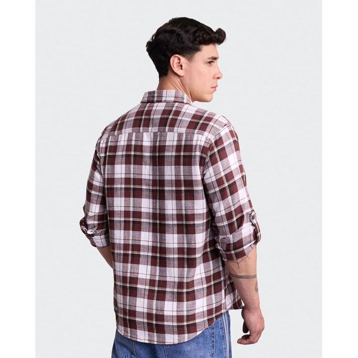 Camisa Hombre Tomus Guinda Taw