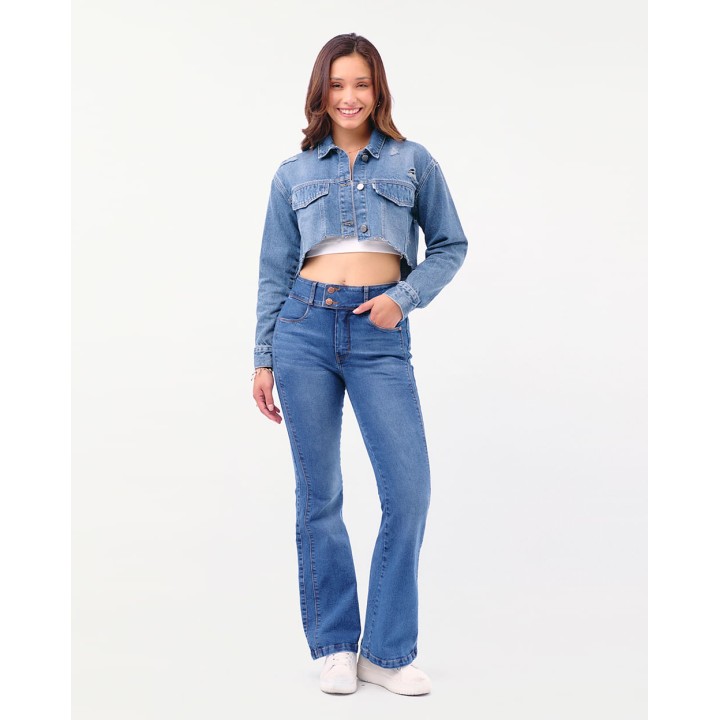 Casaca Mujer Tiana Total Faded Melange