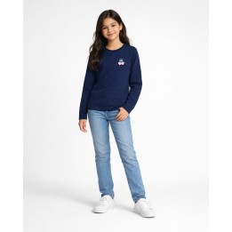 Polo Jovencita Luciana Azul Oxford