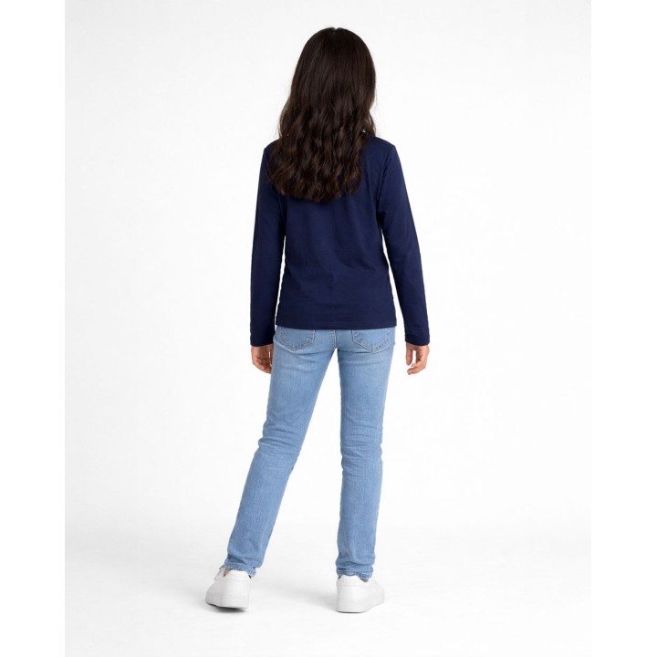 Polo Jovencita Luciana Azul Oxford