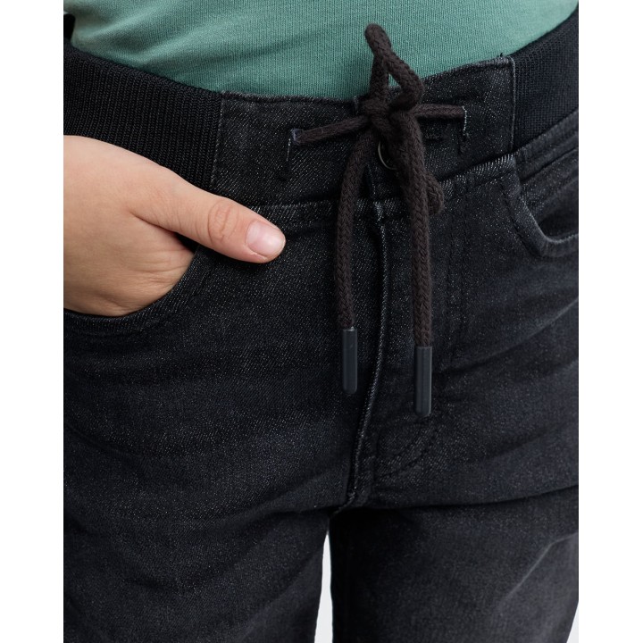 Jogger Niño Jackson Black Denim